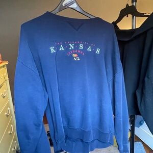 Kansas Jayhawks Vintage Pullover Crewneck